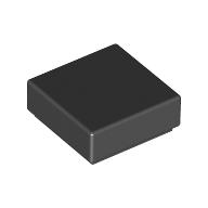 Lego Tile 1 x 1 with Groove / Black