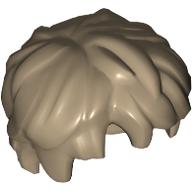 Lego Hair Tousled, Short / Dark Tan