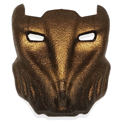 Lego Large Figure Mask Krana Za / Flat Dark Gold