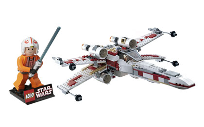 Lego X-wing Fighter and Luke Pilot Maquette Co-Pack