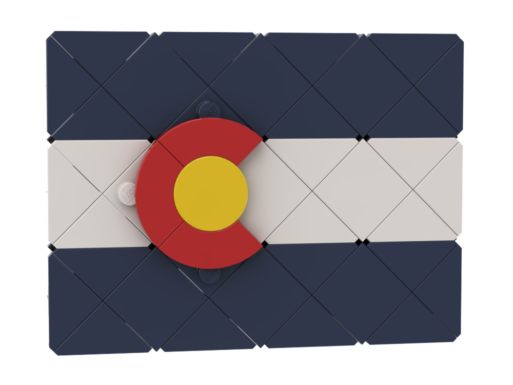 Lego Colorado Flag