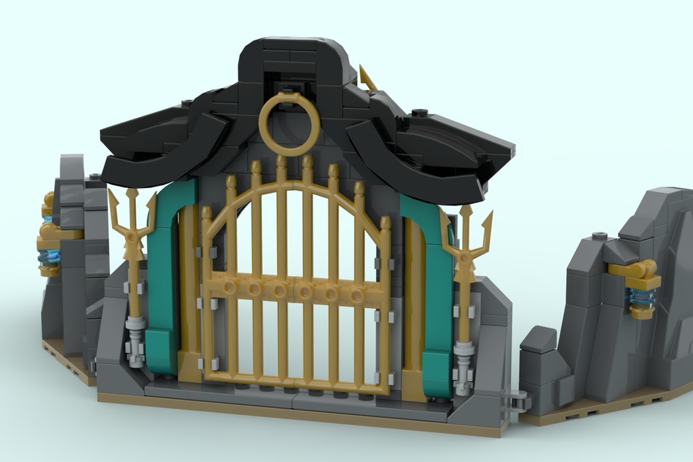 Lego Sea Temple Gate