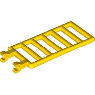 Lego Bar 7 x 3 with Double Clips (Ladder) [Straight Clips] / Yellow