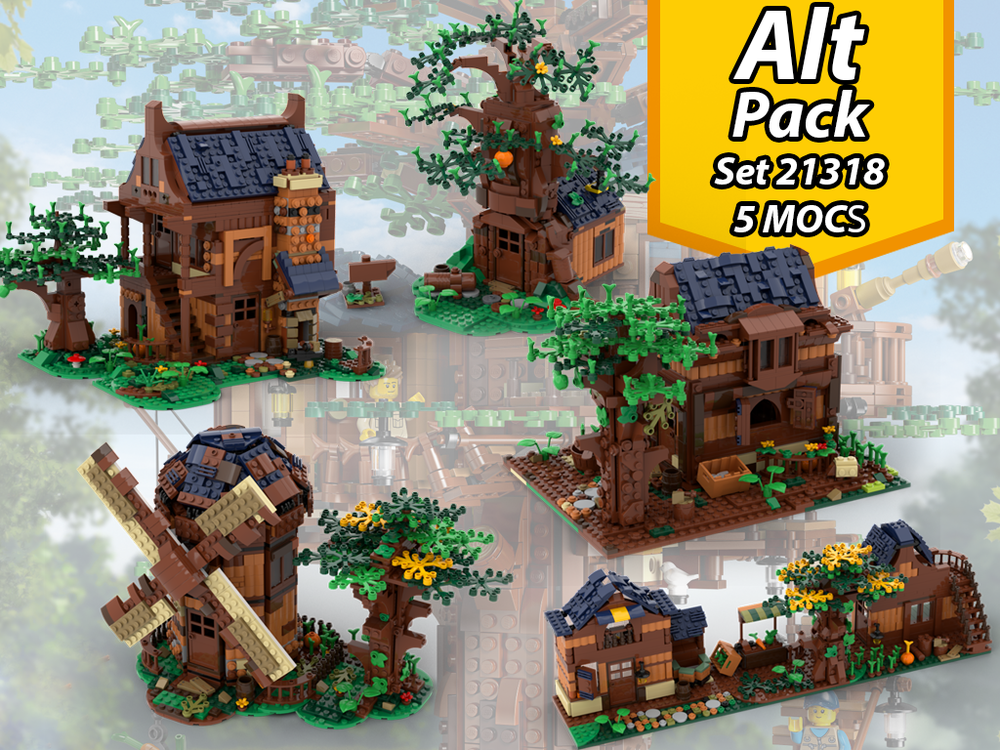 Lego 21318 Alternative Pack - 5 MOCS