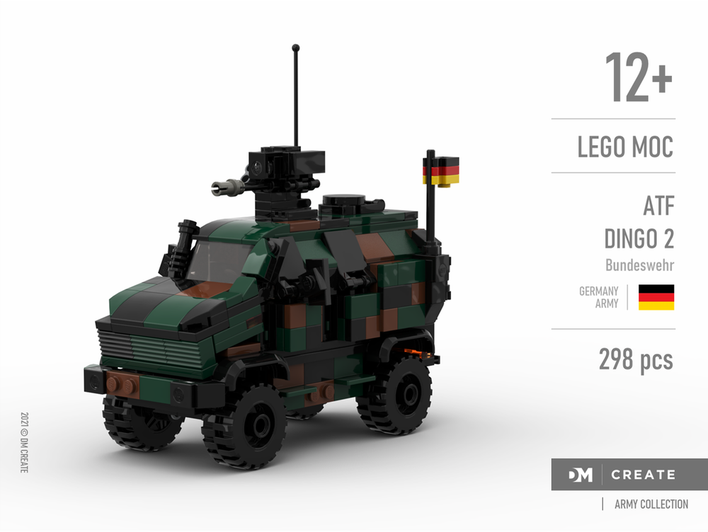 Lego Army collection - ATF Dingo 2 - German Army