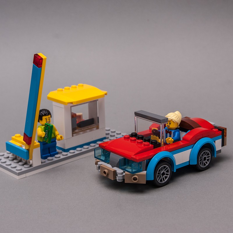 Lego 60253 Red Cabrio & Security Checkpoint