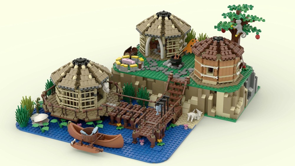 Lego Prehistoric Village