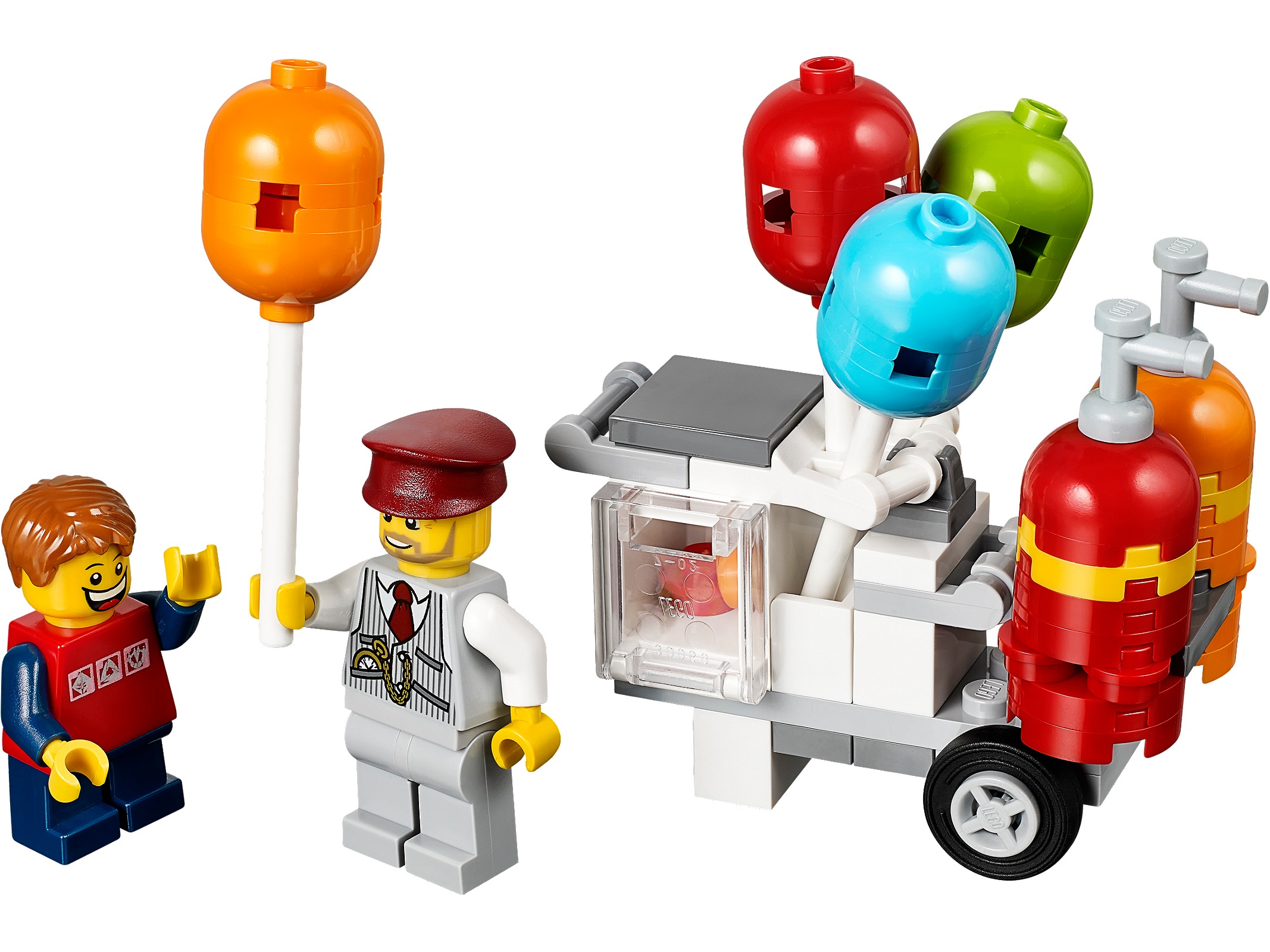 Lego Balloon Cart