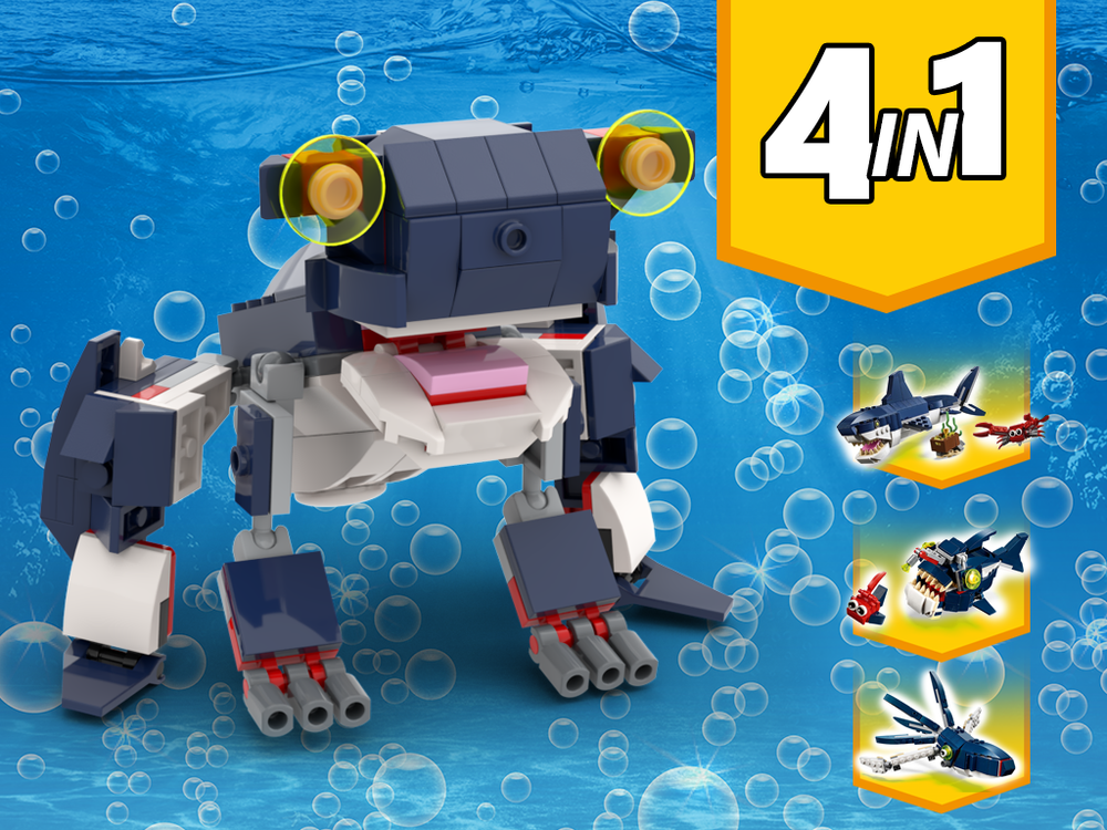 Lego 31088 Frog Alternative Build
