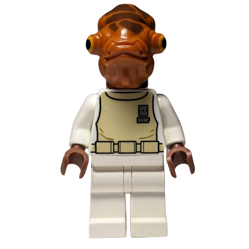 Lego Admiral Ackbar, White Outfit