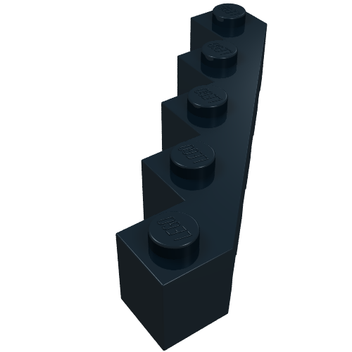 Lego Brick Wedged 5 x 5 Facet / Black