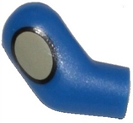 Lego Arm, Right with Tan Oval Pattern / Blue