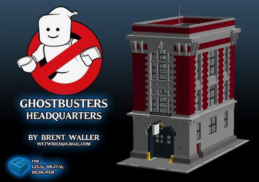 Lego Ghostbuster HQ Firehouse