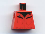 Lego Torso SW T-16 Skyhopper Pilot Pattern / Red