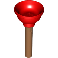 Lego Equipment Plunger [Soft Plastic] with Medium Nougat Handle