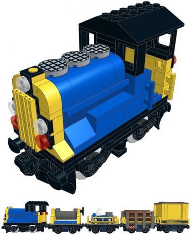 Lego Mini Cargo Train - Locomotive