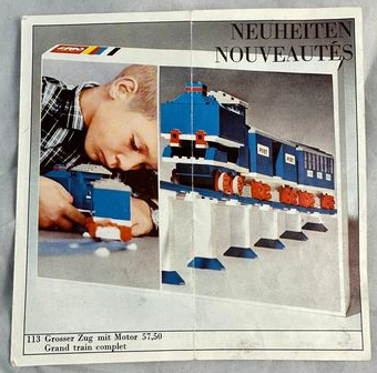 Lego 1966 Medium Train Swiss (3136 schw)