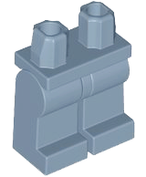 Lego Hips  and Legs Plain / Sand Blue
