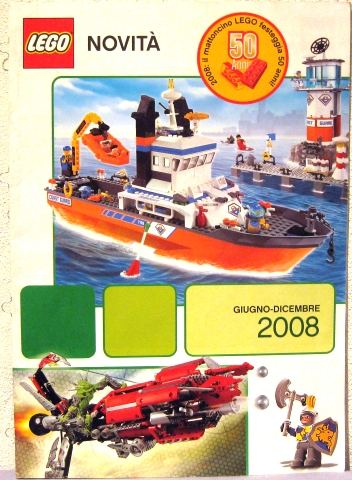 Lego 2008 Dealer Large Italian Novelties June - December (453.3276-ITALY)