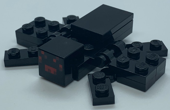 Lego Minecraft Spider, Slim Abdomen - Brick Built