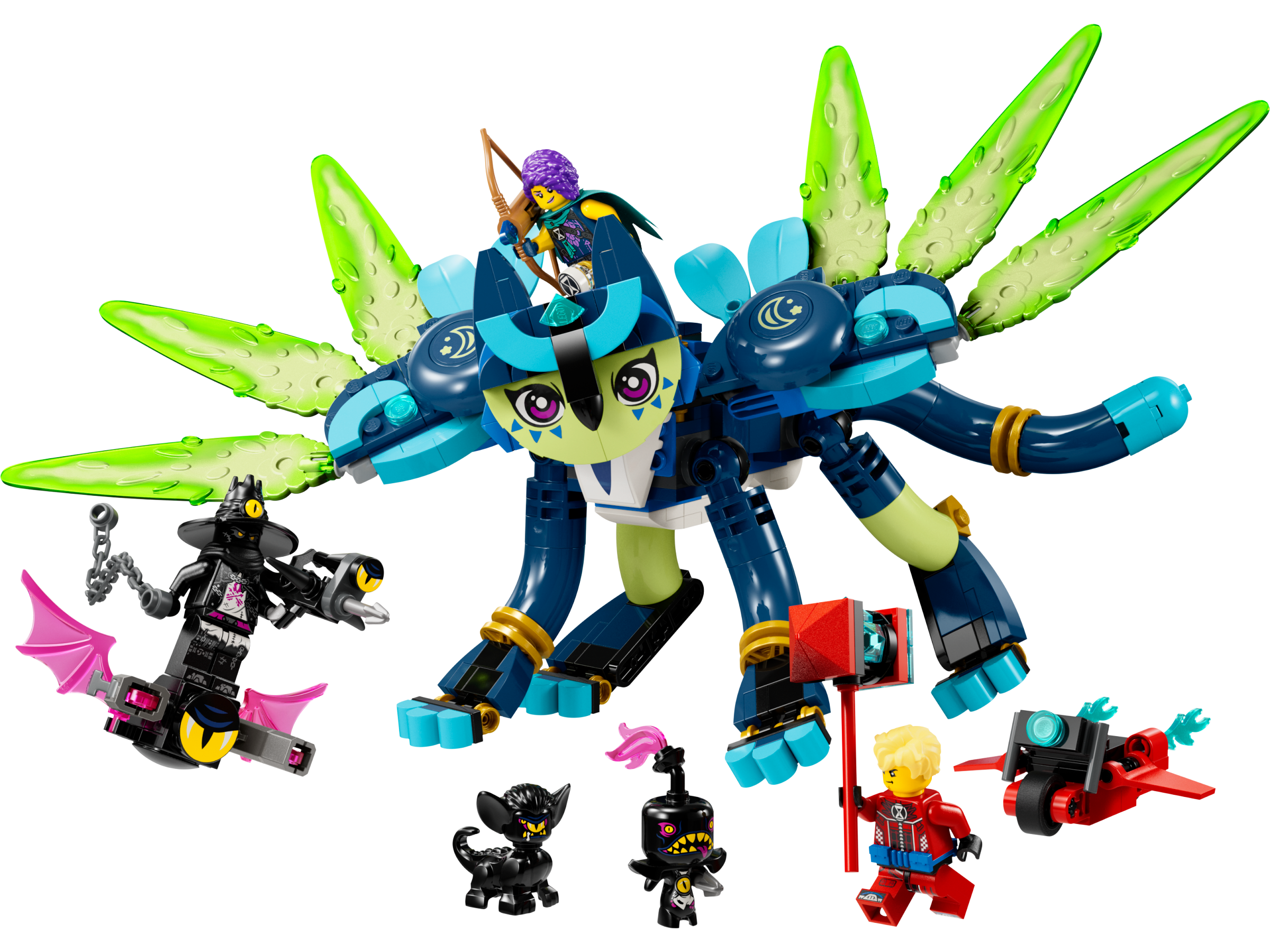 Lego Zoey and Zian the Cat-Owl