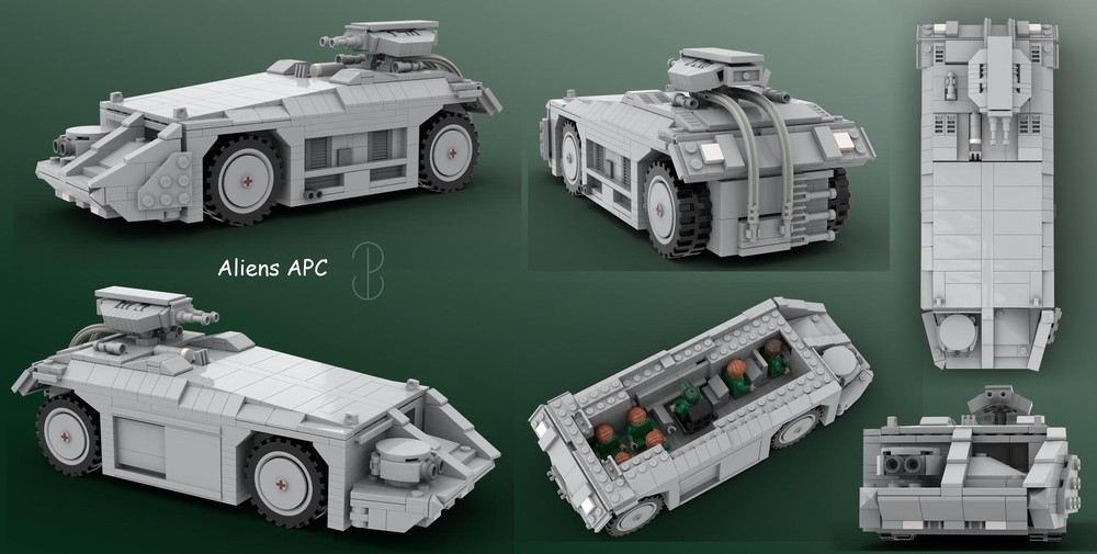 Lego Aliens APC Minifigish WIP