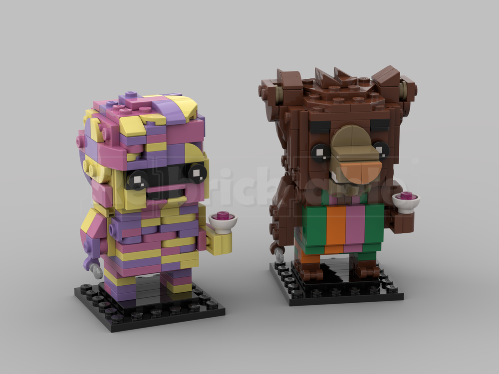 Lego Yummy Mummy and Fruit Brute Brickheadz