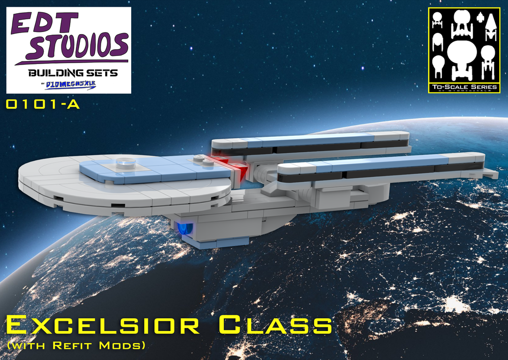 Lego Excelsior Class (with Refit Mods)