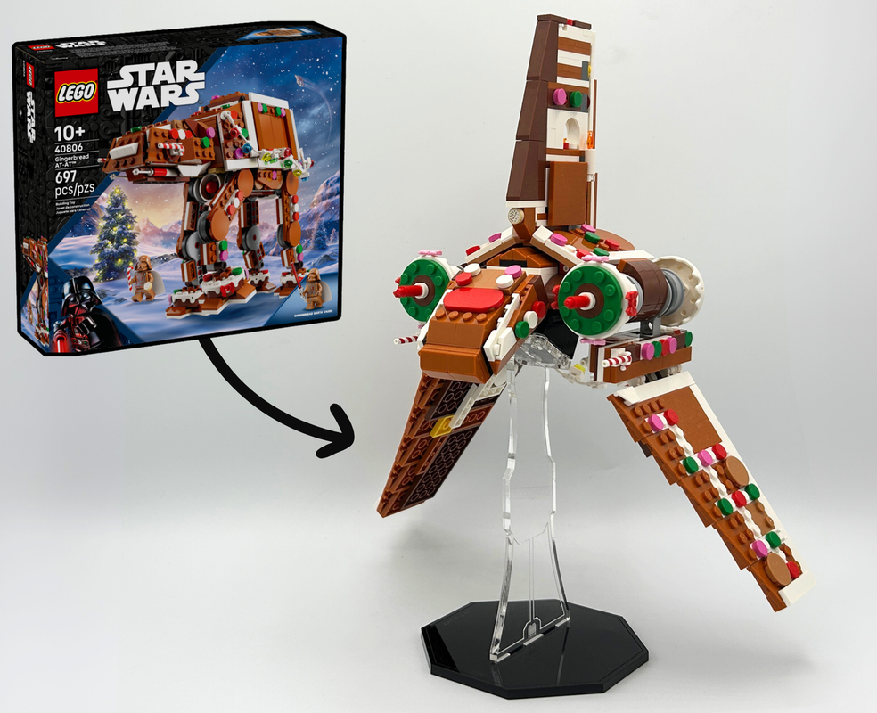Lego Gingerbread Shuttle (40806 Alternate Model)