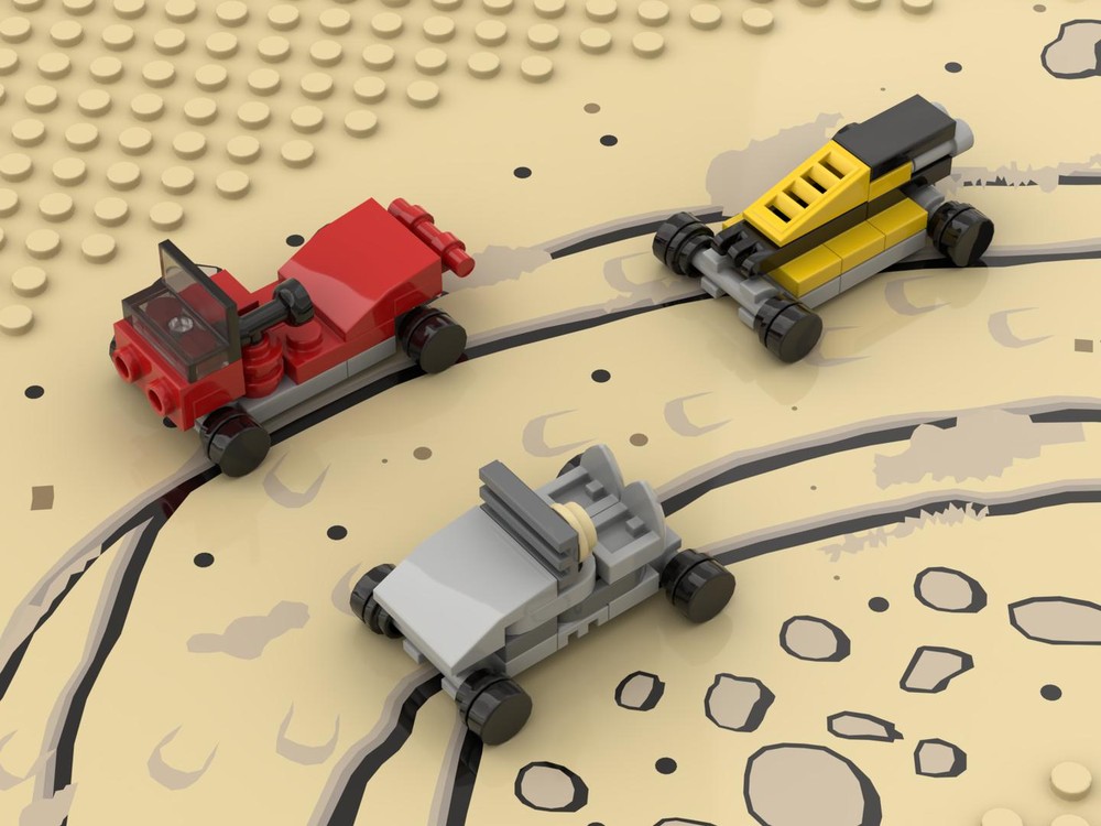 Lego Micro cars: dune buggies
