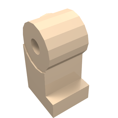 Lego Leg, Left / Medium Azure