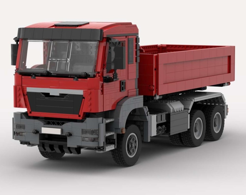 Lego MAN TGS 6x4 threeside tipper truck