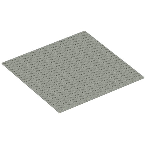 Lego Baseplate 24 x 24 / Light Gray