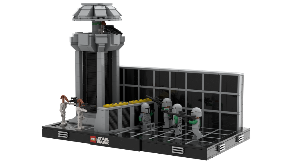 Lego Kamino Training - Diorama (The Clone Wars and Bad Batch)