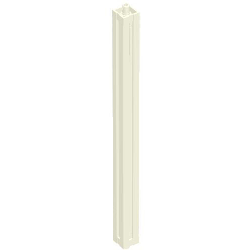 Lego Scala, Building, Support Tall, Type 1, 28.5 Studs Long [Complete Assembly] / White