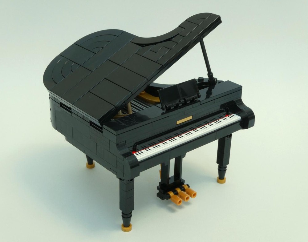 Lego Jazz Quartet studless piano lid mod