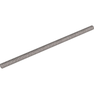 Lego Hose, Ribbed 7mm D. 24L / 19.2cm / Pearl Light Gray