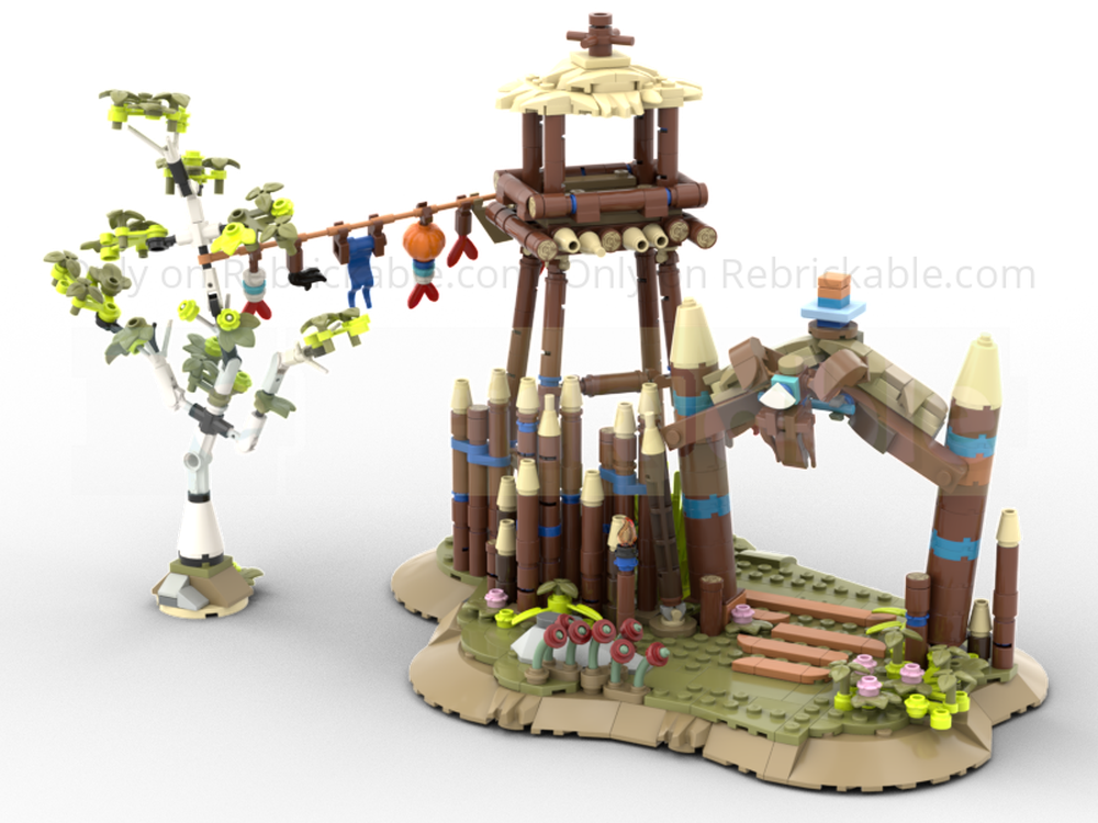 Lego Nora camp (from Horizon)
