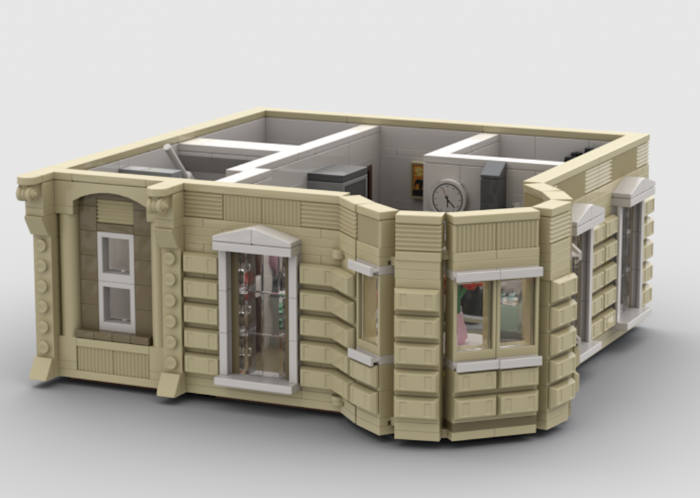 Lego corner building module
