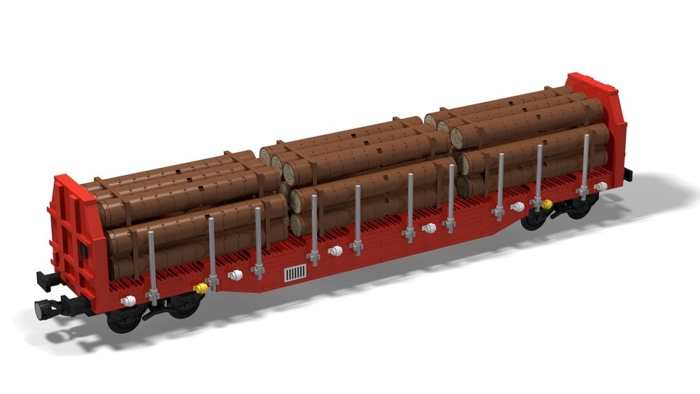 Lego Rnoos 644 stake car / Rungenwagen