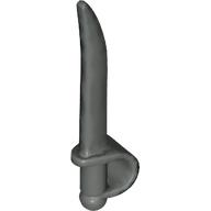 Lego Weapon Sword / Cutlass / Dark Gray