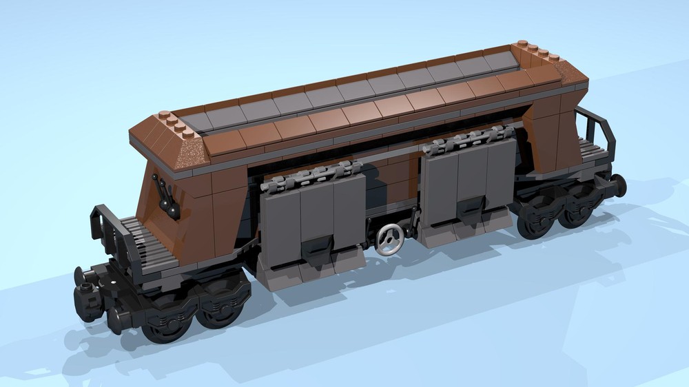 Lego 8-Wheel Coal Hopper (extended)