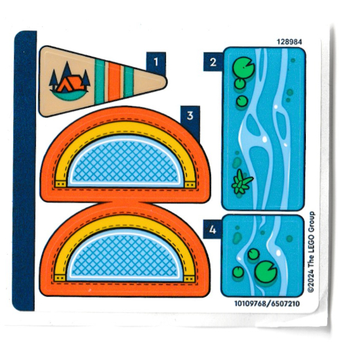 Lego Sticker Sheet for Set 40694-1
