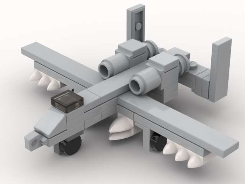 Lego A-10 Thunderbolt (''Warthog'') micro v6