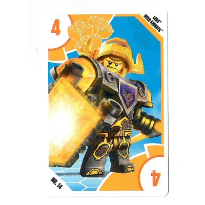 Lego Trading Card, Toys 'R' Us - Nexo Knights - 4 Axl