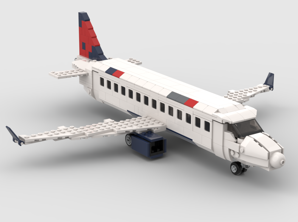 Lego Embraer 175 Delta livery