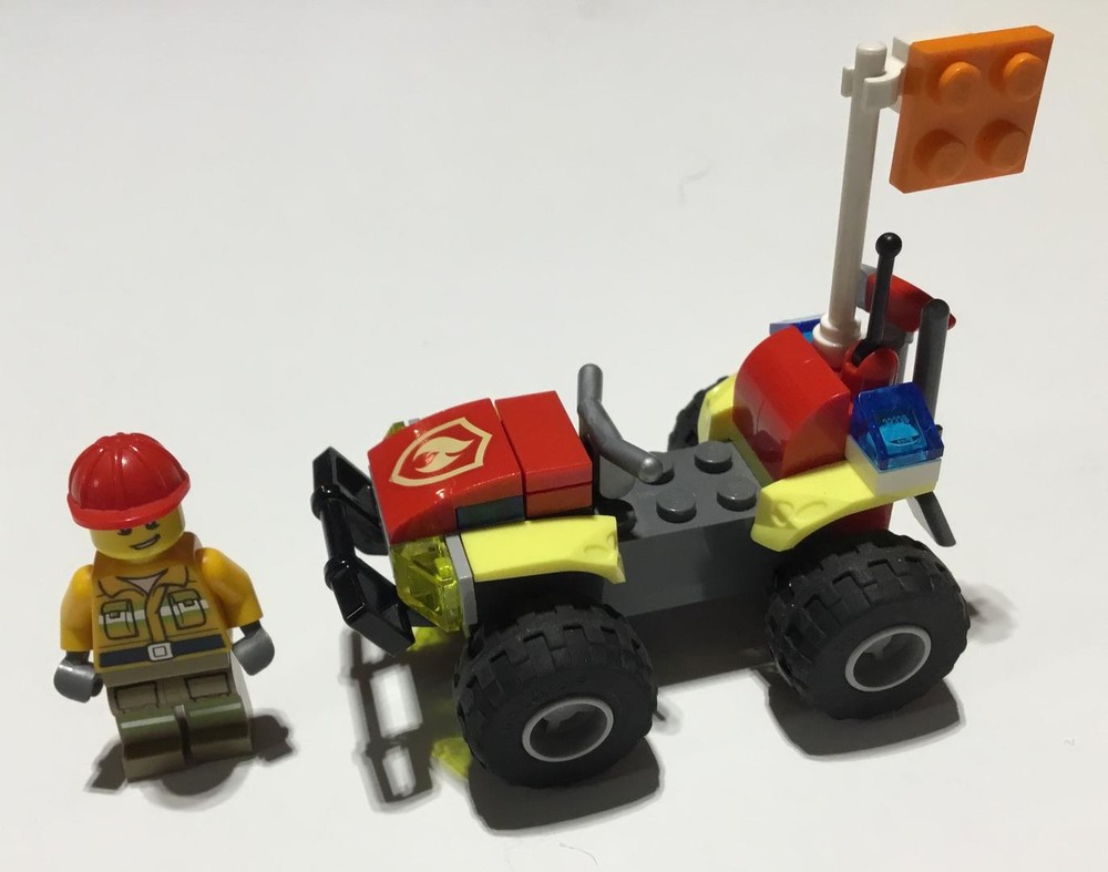 Lego Fire Helicopter response Quad Modification