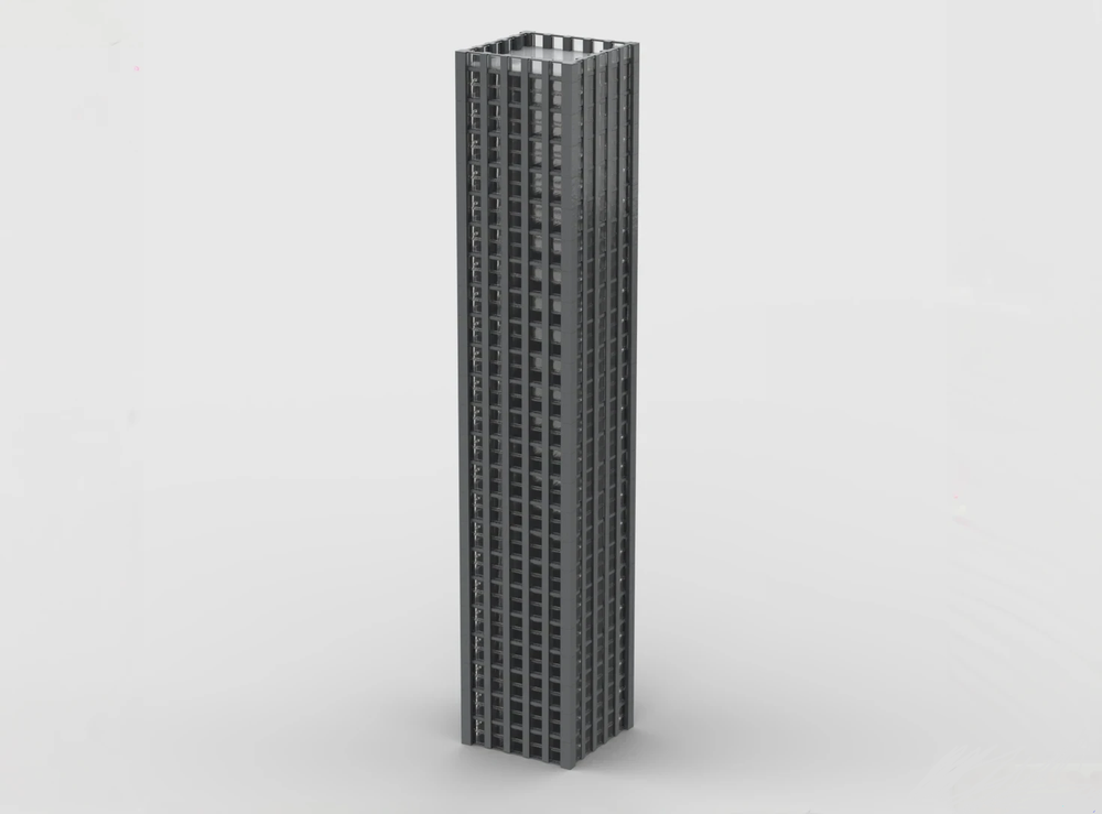 Lego Modular Skyscraper-1.5 m Tall (Full Build)