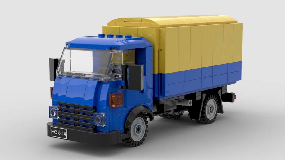 Lego AVIA / SAVIEM A31 Flatbed truck with canvas cover