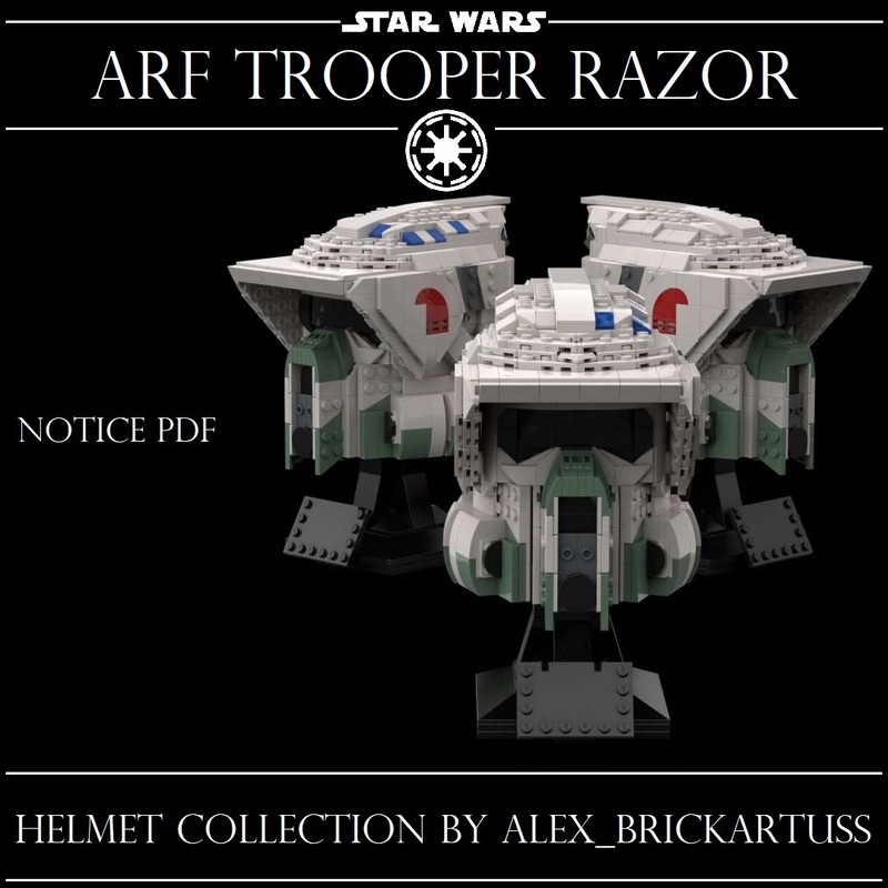 Lego Helmet Arf Trooper Razor